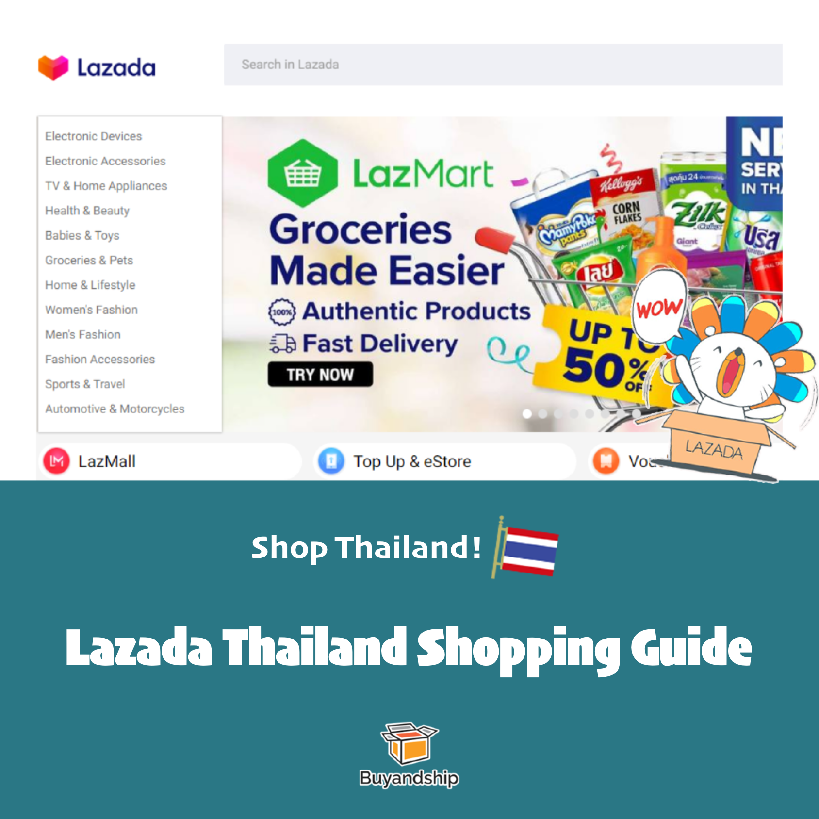 How to Shop on Lazada, the Largest Online Marketplace in Thailand and
