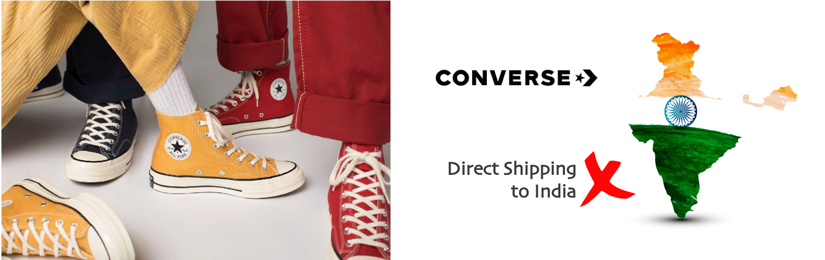 shop Converse ship to india