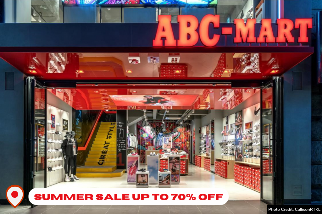 Largest Footwear Department Store in Japan, ABC Mart's Summer Sale Up to 70% OFF!