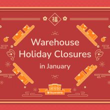 (Jan 12 updated) Warehouse Holiday Closures in January